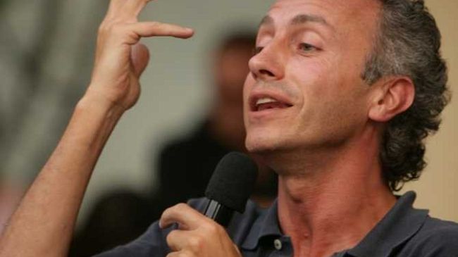 Marco Travaglio e Isabella Ferrari in