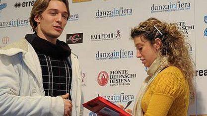 Il danzatore Francesco Mariottini presente alla kermesse toscana