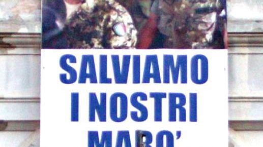Iniziativa di Forza Italia in difesa di Latorre e Girone