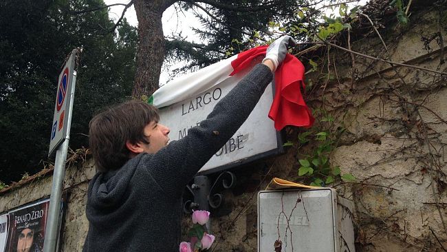 Giorno del Ricordo: ripristinata la targa in largo Martiri delle Foibe