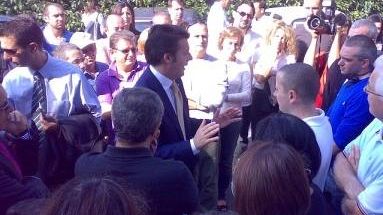 Comune e Provincia hanno incontrato i lavoratori Seves