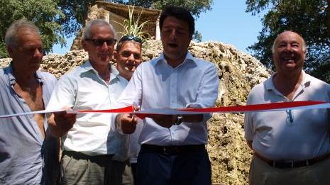 Restaurata la Grotta del Frate all'interno del Parco delle Cascine