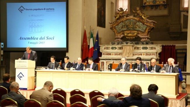Assemblea Generale 2014 per la Popolare di Cortona, domenica 13 aprile