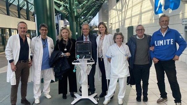 Donato ventilatore polmonare all'ospedale di Empoli