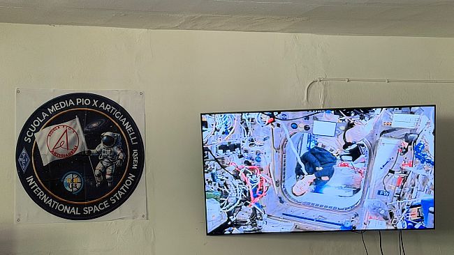 'Cosa ho fatto oggi a scuola? Ho parlato con un'astronauta...