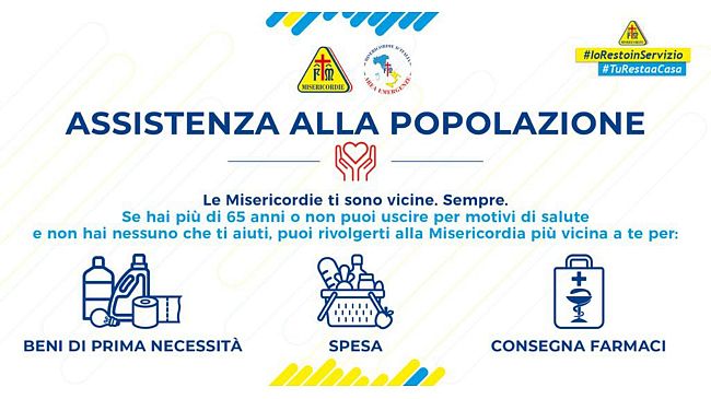 Coronavirus: volontari in prima linea nell'emergenza