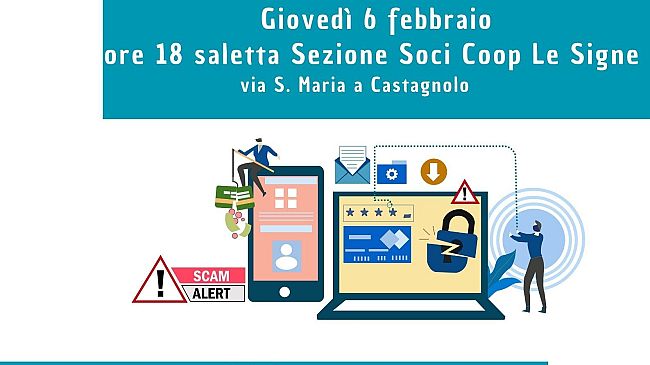 Difendersi da furti e inganni: il 6 febbraio iniziativa alla Lastra