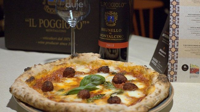 Pizza & Brunello, la sfida al Duje