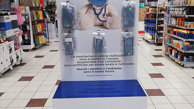 Nei Coop.Fi mascherine pediatriche e solidali per sostenere il Meyer