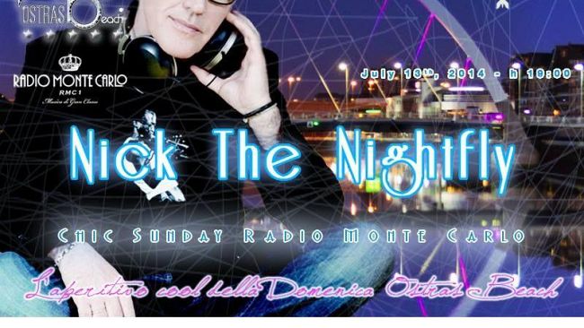Nick the Night Fly da Radio Montecarlo all'aperitivo Chic