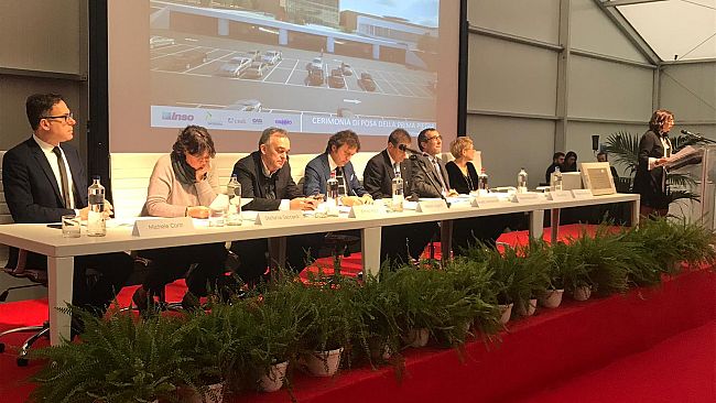 Ospedale di Pisa, posata la prima pietra del Nuovo S. Chiara: sarà super