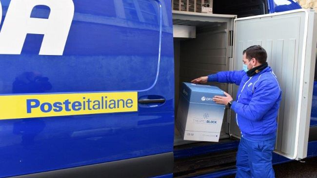 Poste italiane consegna vaccini Moderna 