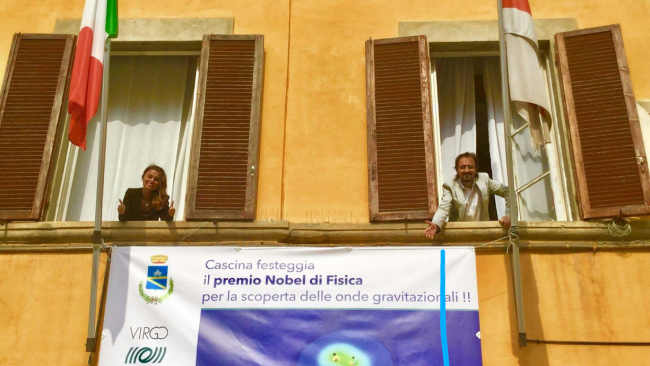 Cascina festeggia le onde gravitazionali