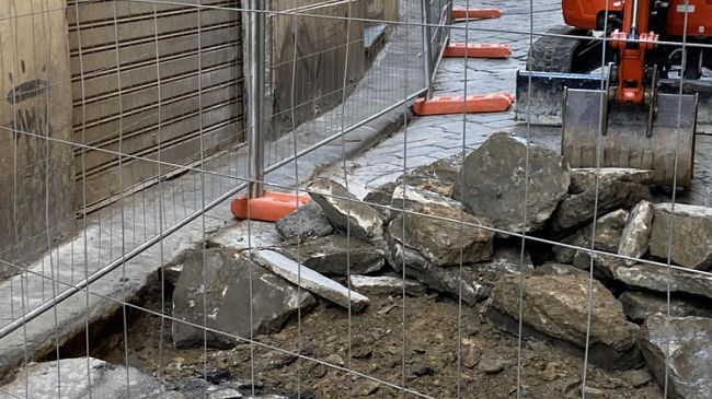 Lavori in via degli Agli: sono già terminati